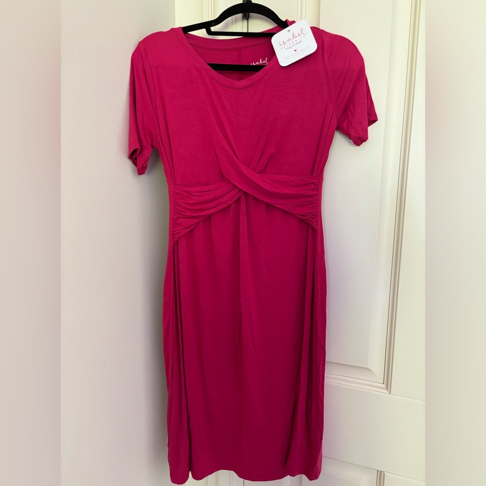 NEW with tags - Isabel Maternity - Size X-Small - Pink short sleeve dress